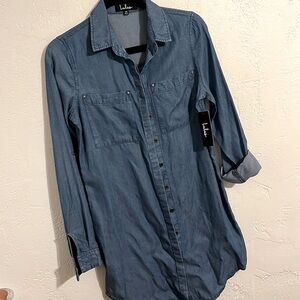 Lulus Denim Dress NWT